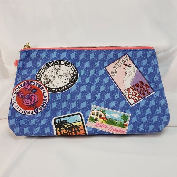 2 Estée Lauder Cosmetic Makeup Bags Pouches - Picture 3 of 13